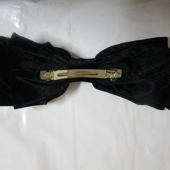 BEAUTIFUL LARGE VELVET BOW HAIR CLIP - Picture 5 of 11